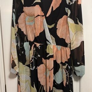 Floral Long Sleeve Dress